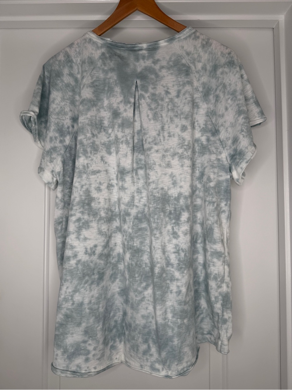 Wonderly Women’s Tie-Dye Pintuck Short Sleeve Top, Sz.L - Picture 9 of 13